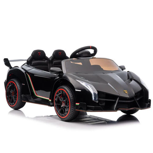 12V Lamborghini Poison Sports Car with Remote Control - Dual Drive and 4.5AH Battery - Image 6