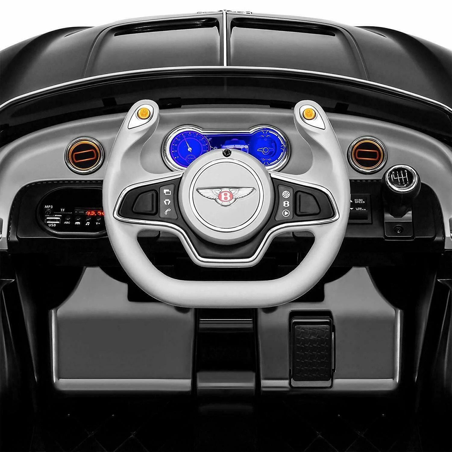 12V Licensed Bentley Style Electric Ride-On Car with LED Lights and Remote Control for Kids - Image 7