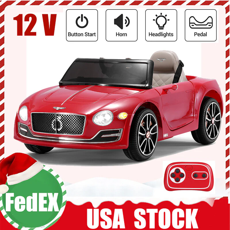 12V Kids Electric Ride On Car Bentley Style with Remote Control - Image 15