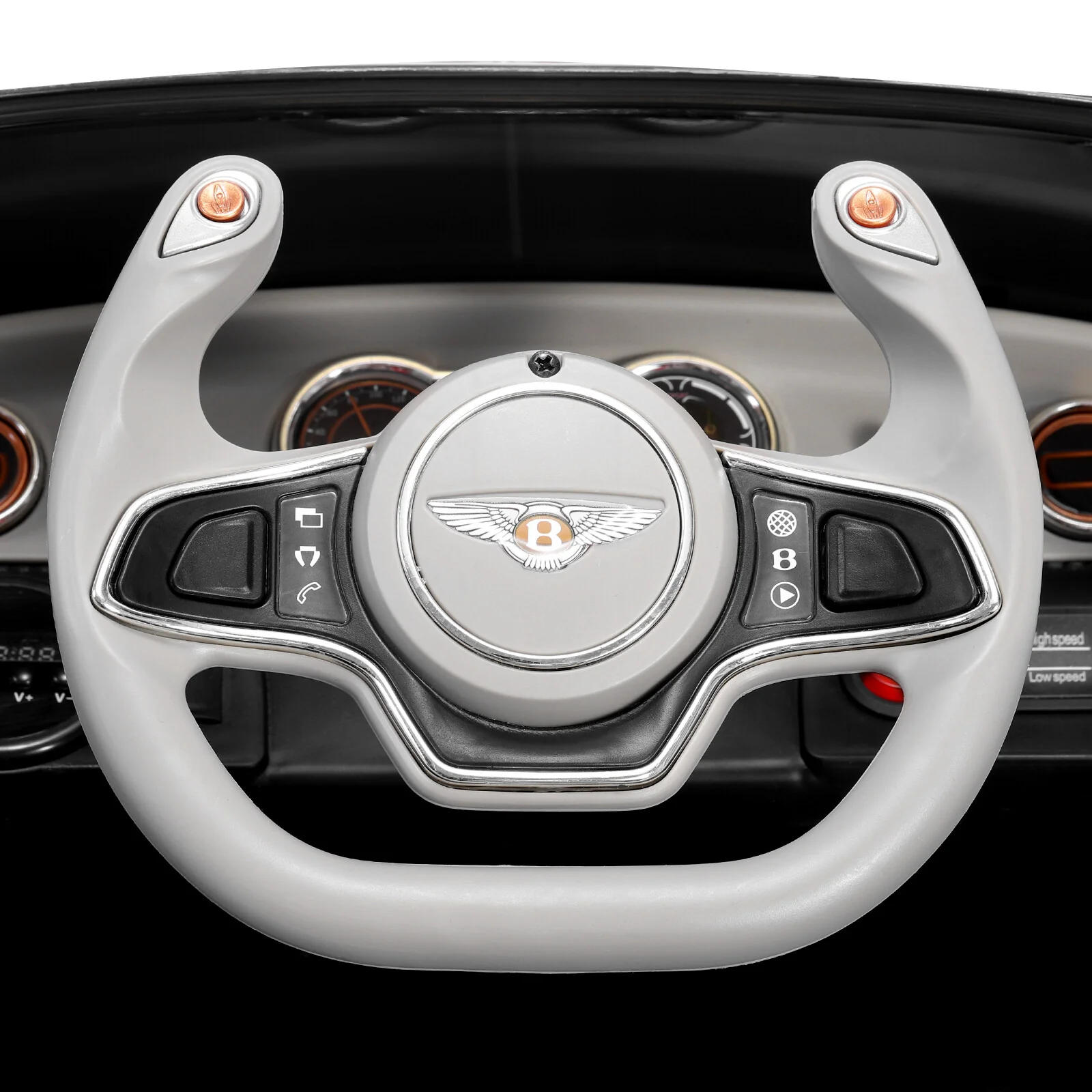 12V Licensed Bentley Style Kids Electric Ride-On Car Toy with LED Lights and Remote Control - Image 5