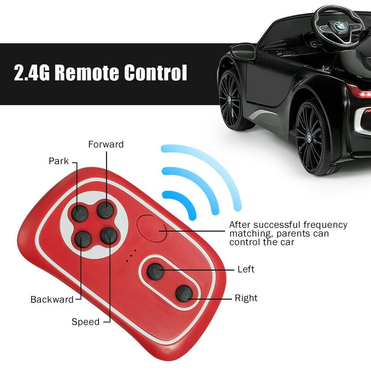 12V Licensed BMW I8 Kids Electric Ride-On Car - Image 8