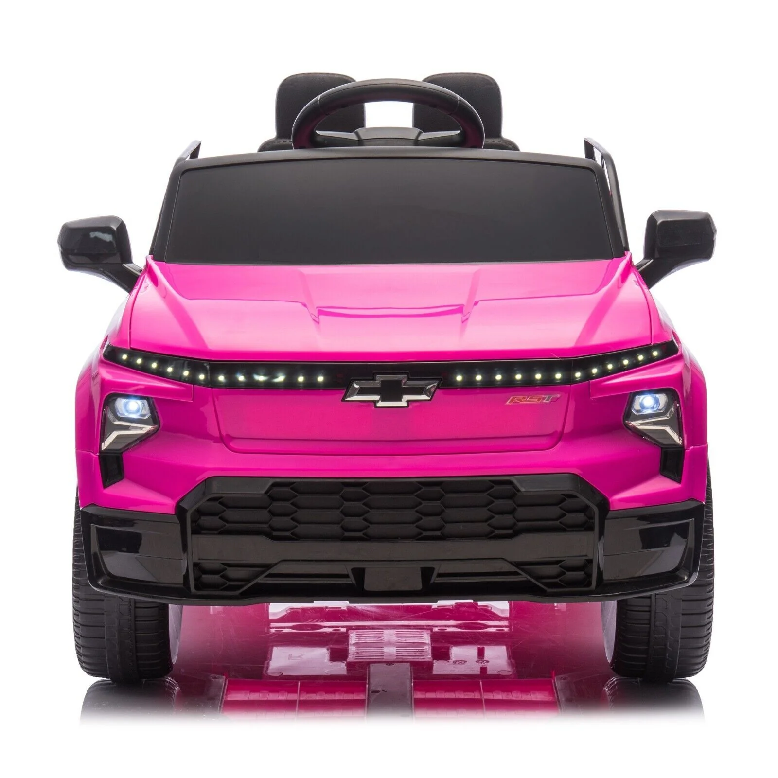 12V Licensed Chevrolet Silverado Ride-On Truck with Remote Control and 4 Wheels for Kids - Image 13