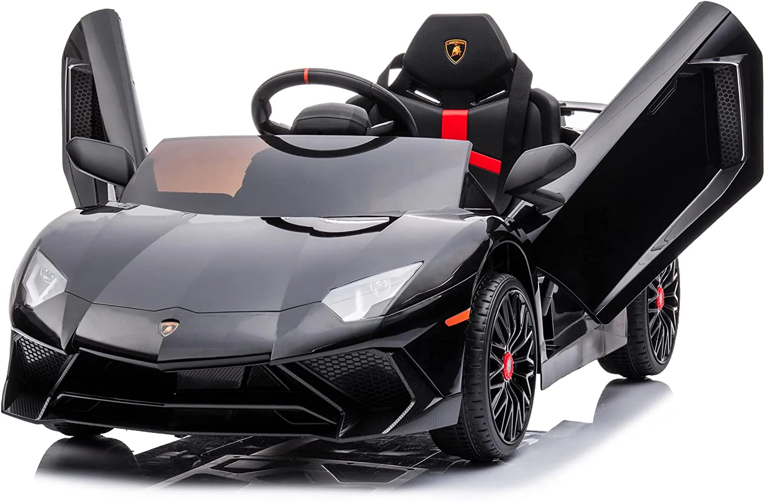 12V Licensed Lamborghini Aventador Electric Ride-On Car for Kids - Image 9