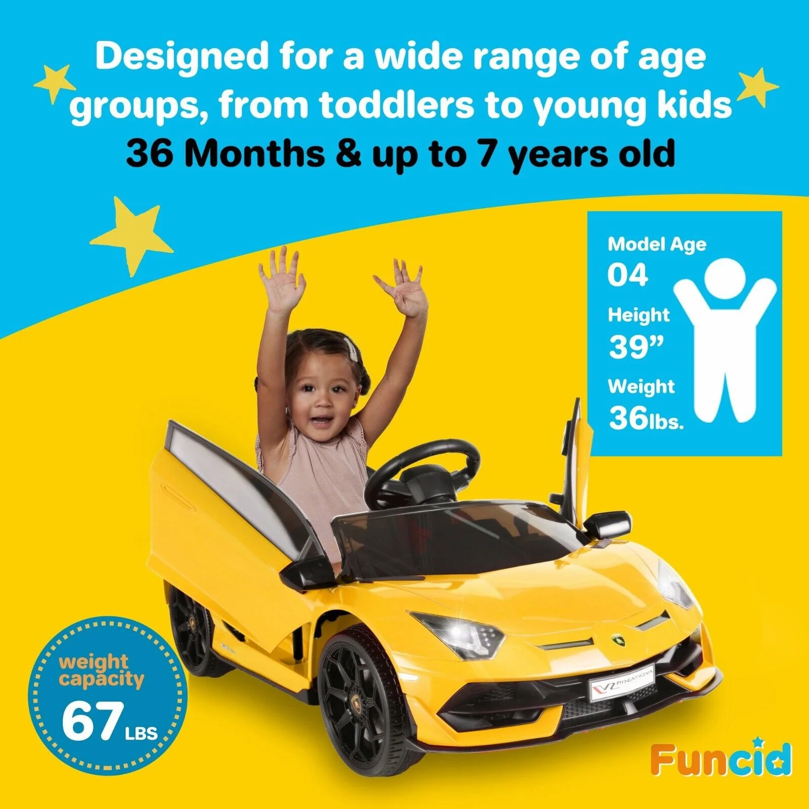 12V Licensed Lamborghini Aventador Electric Ride-On Car for Kids - Battery Powered Sports Vehicle - Image 5