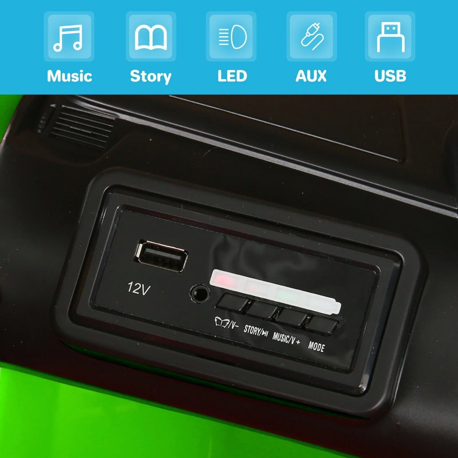 Magic Cars® 12V Lamborghini Aventador Style SVJ Ride-On Car for Kids - Electric Vehicle With Wireless Parental Control - Image 24