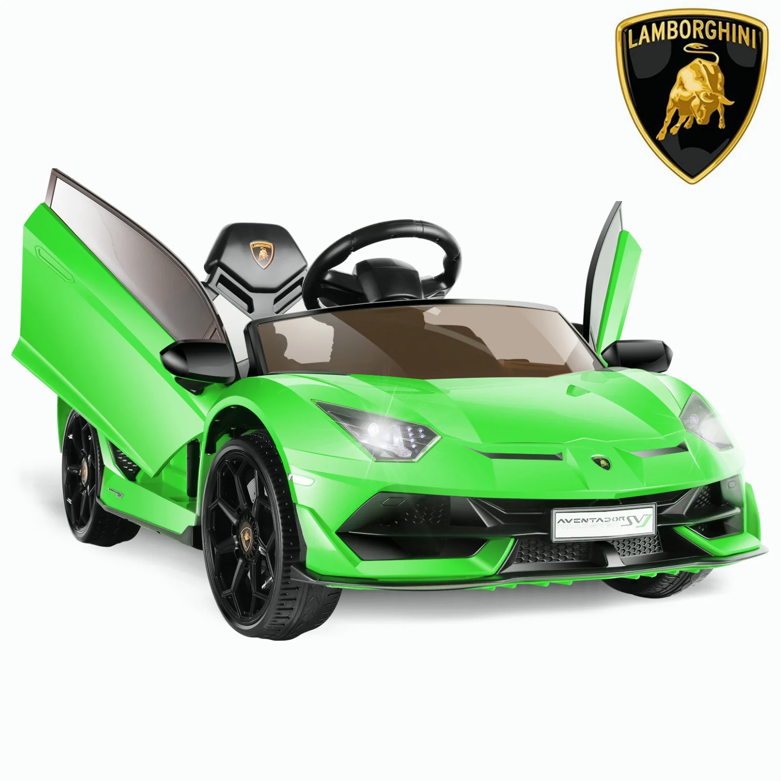 12V Licensed Lamborghini Electric Ride-On Sports Car for Kids with 7AH Battery - Image 22