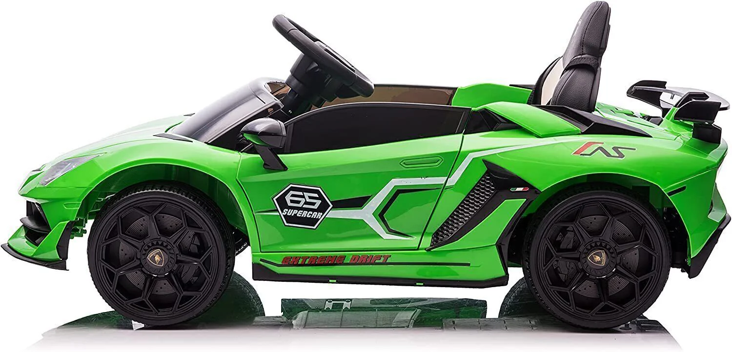 12V Licensed Lamborghini Electric Ride-On Toy with LED Lights and Remote Control for Kids - Image 30