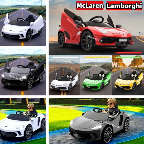 12V Licensed Lamborghini/McLaren Kids Ride On Car with Remote Control - Electric Gift for Children - Image 2
