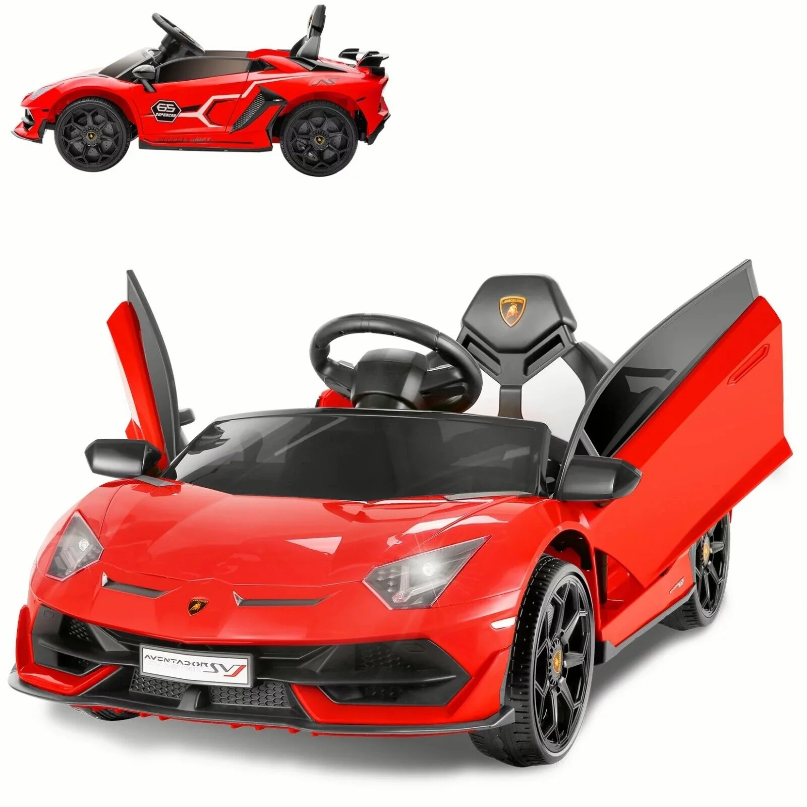 12V Licensed Lamborghini Ride on Car for Kids with Remote Control, MP3, AUX & USB?? - Image 20