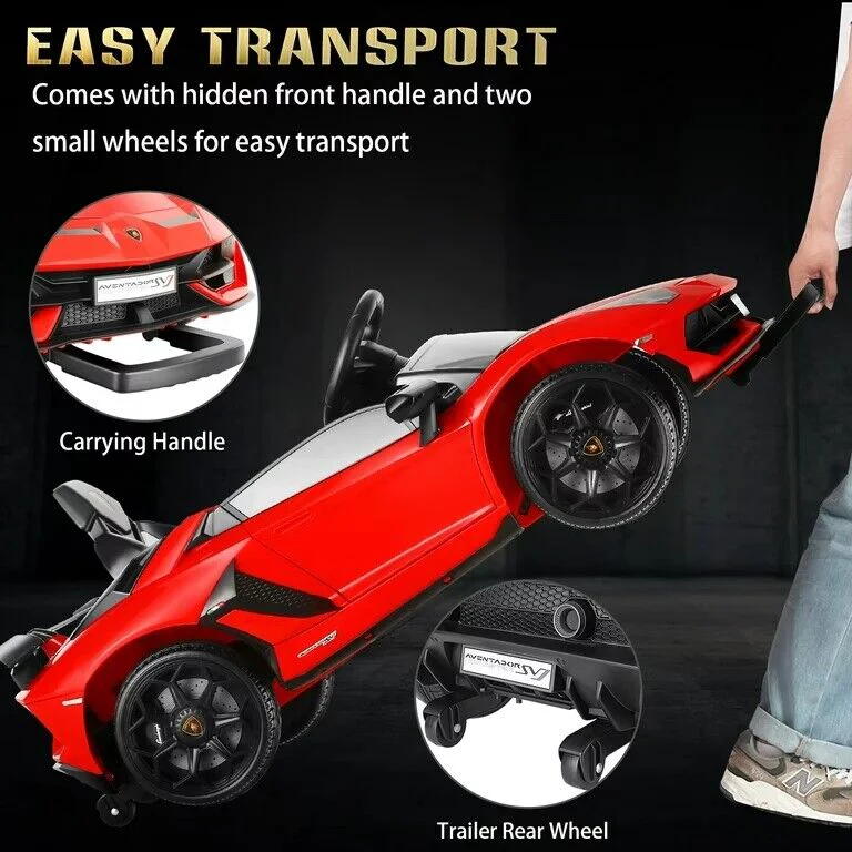 12V Licensed Lamborghini Ride on Car for Kids with Remote Control, MP3, AUX & USB?? - Image 27