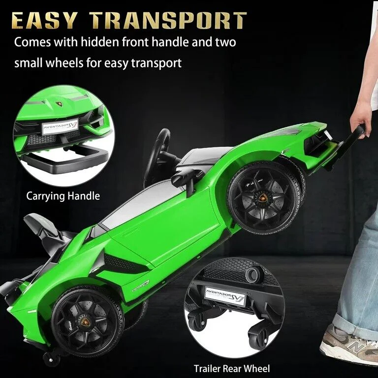 12V Licensed Lamborghini Ride on Car for Kids with Remote Control, MP3, AUX & USB?? - Image 38