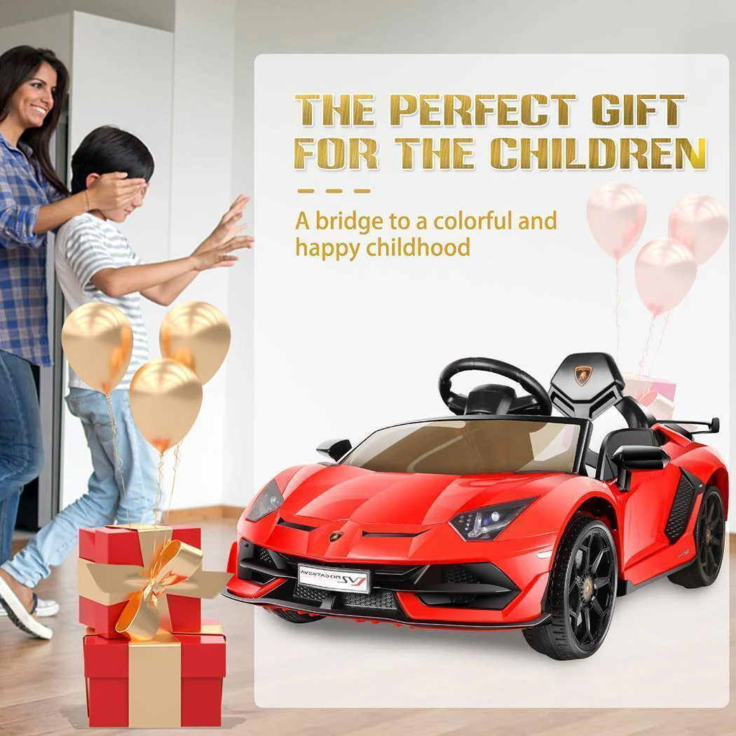 12V Licensed Lamborghini Ride on Car for Kids with Remote Control, MP3, AUX & USB?? - Image 6