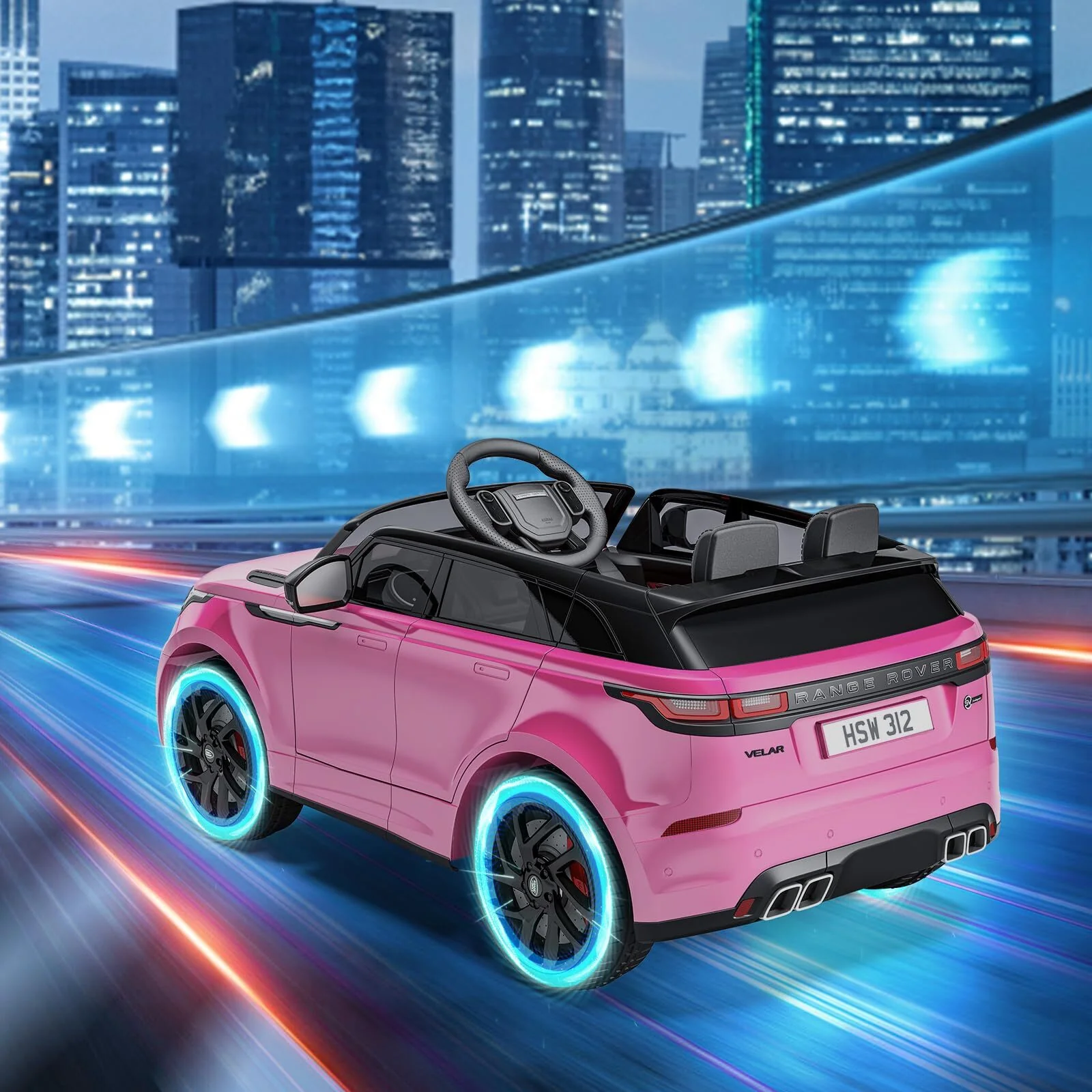 12V Licensed Land Rover Electric Ride-On Car for Kids with Parent Remote Control - Image 2
