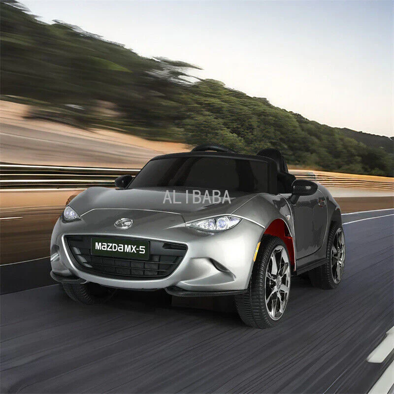 12V Licensed Mazda MX-5 RF Kids Ride-On Toy with Parental Remote, Music, and Suspension System - Image 6