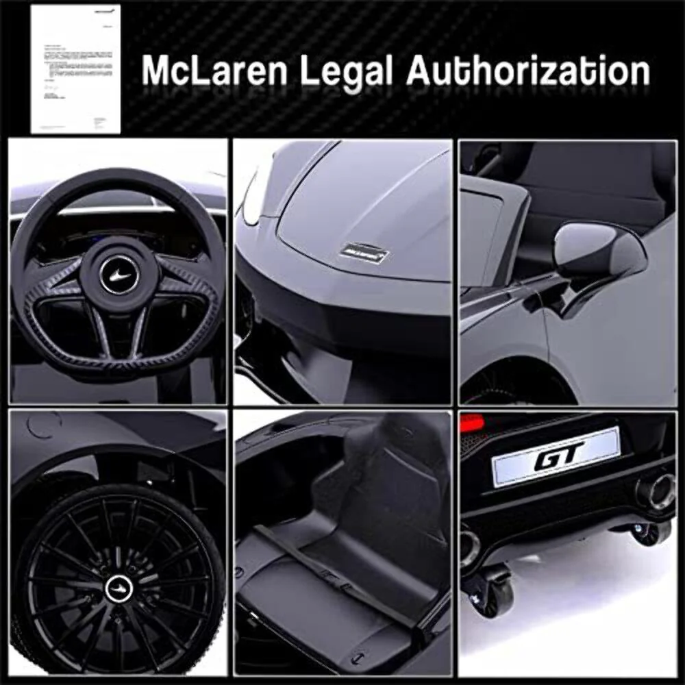 12V Licensed McLaren Battery Powered Sports Car for Kids with 2 Speeds - Image 5