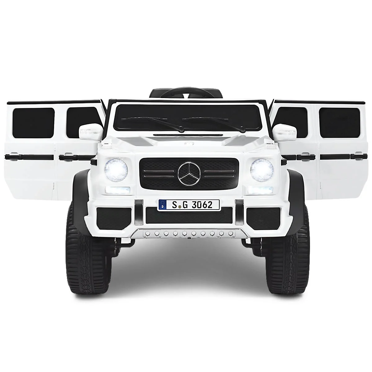 12V Licensed Kids Ride-On Mercedes-Benz RC Motorized Car with Trunk and Music - Image 12