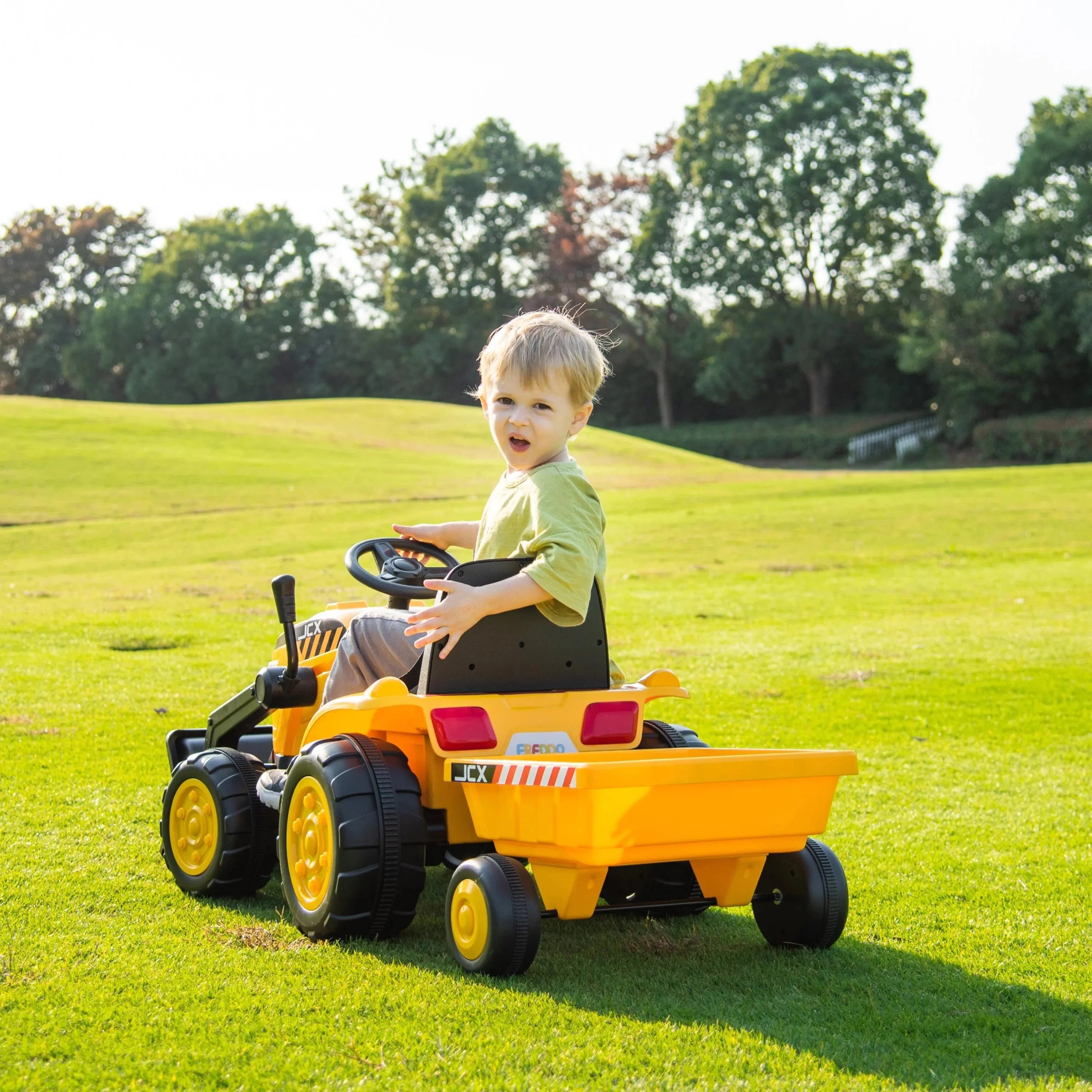 12V Magic Cars Excavator 1 Seater Ride-on - Image 6