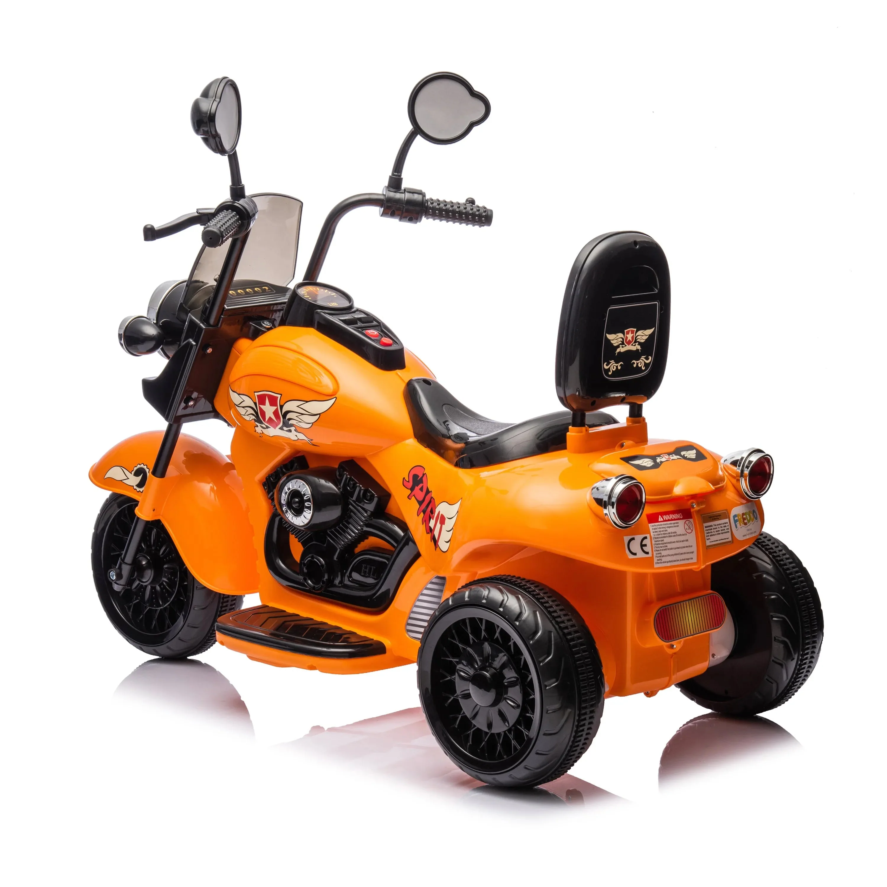 12V Magic Cars Kids Cruiser 1 Seater Motorcycle - Image 45