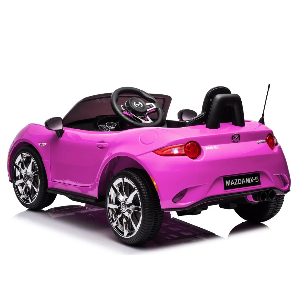 12V Kids Electric Ride-On Car with Remote Control and MP3 Player Pink Power Wheel Toy - Image 10