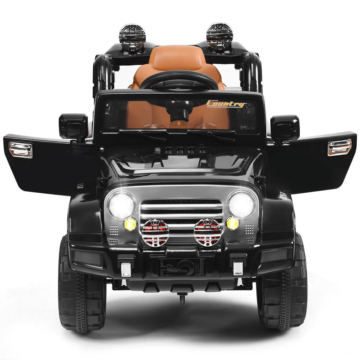 12V MP3 Kids Ride On Truck Car with Remote Control, LED Lights, and Music - Brand New Toy - Image 11