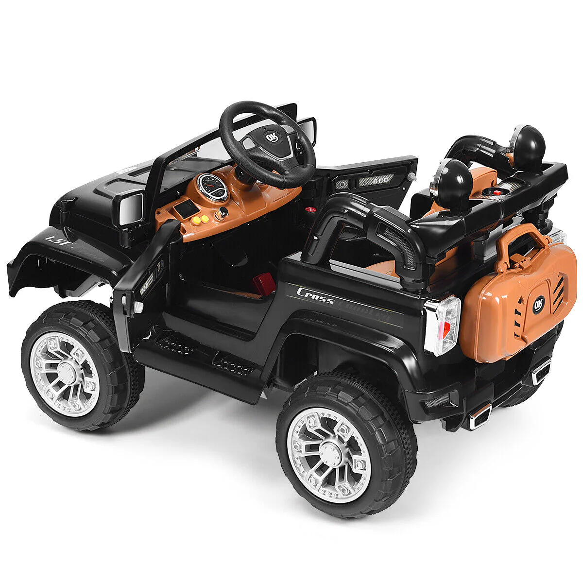 12V MP3 Kids Ride On Truck Car with Remote Control, LED Lights, and Music - Brand New Toy - Image 12