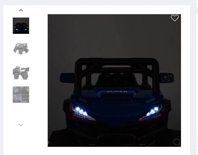 12V 4.5Ah Battery-Powered Off-Road Electric Car for Kids in Black and Blue - Image 4