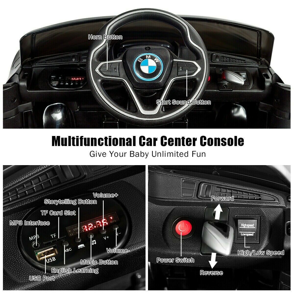 12V Official BMW I8 Children's Ride-On Vehicle - Image 10