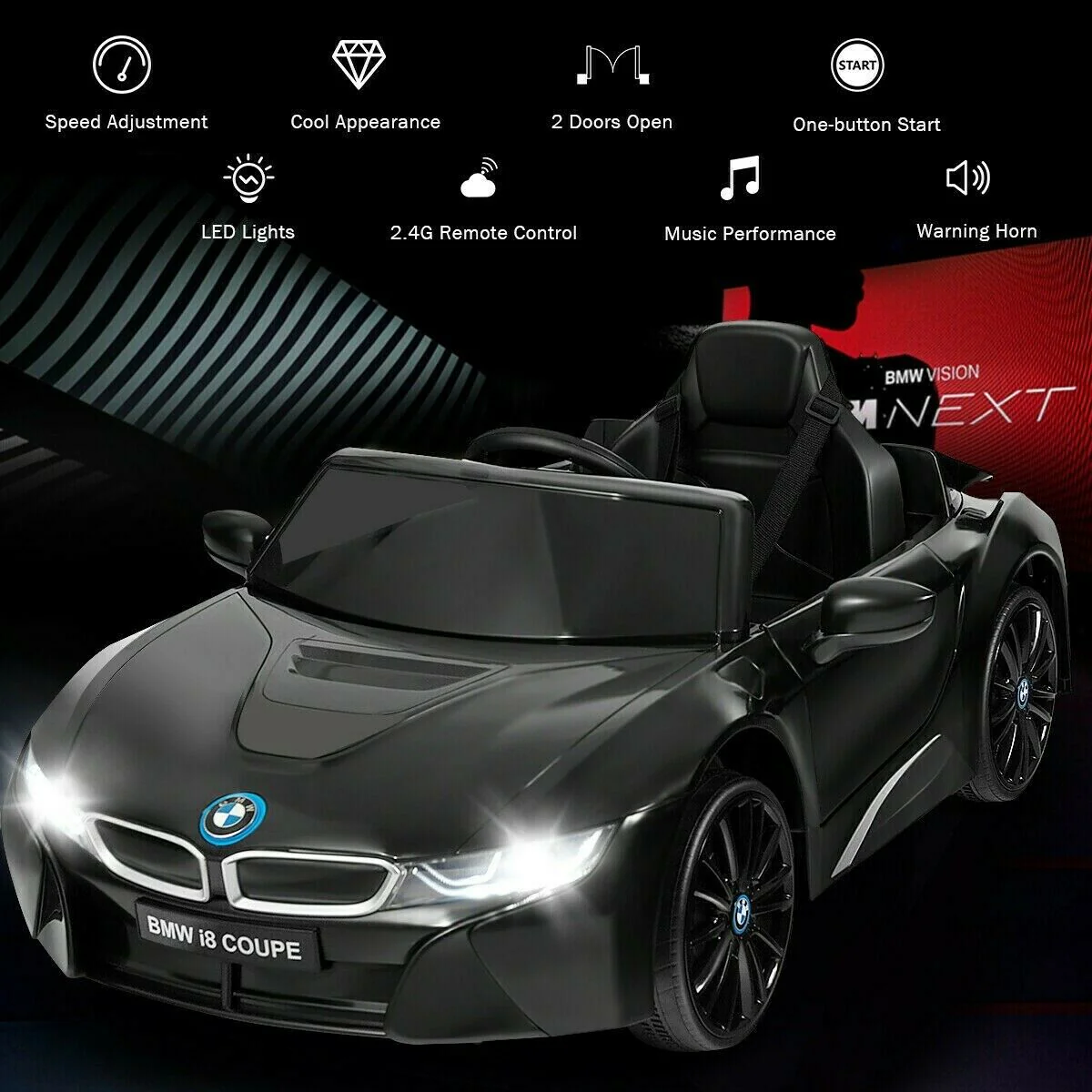 12V Official BMW I8 Children's Ride-On Vehicle - Image 4