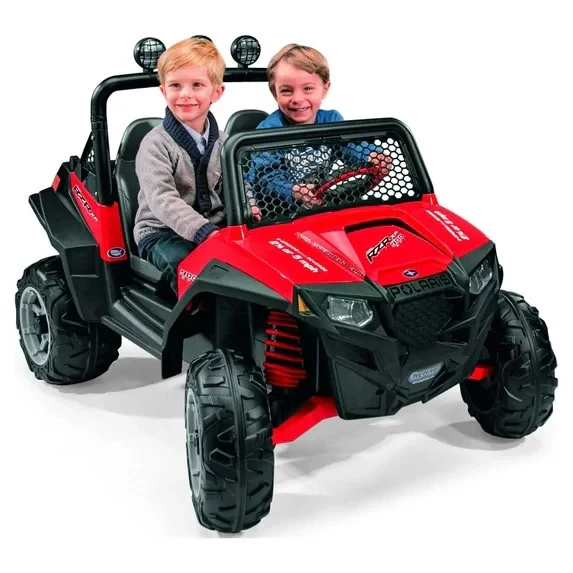 12V Battery-Powered Ride-On Polaris RZR 900 ATV for Ages 3+ in Red - Image 10