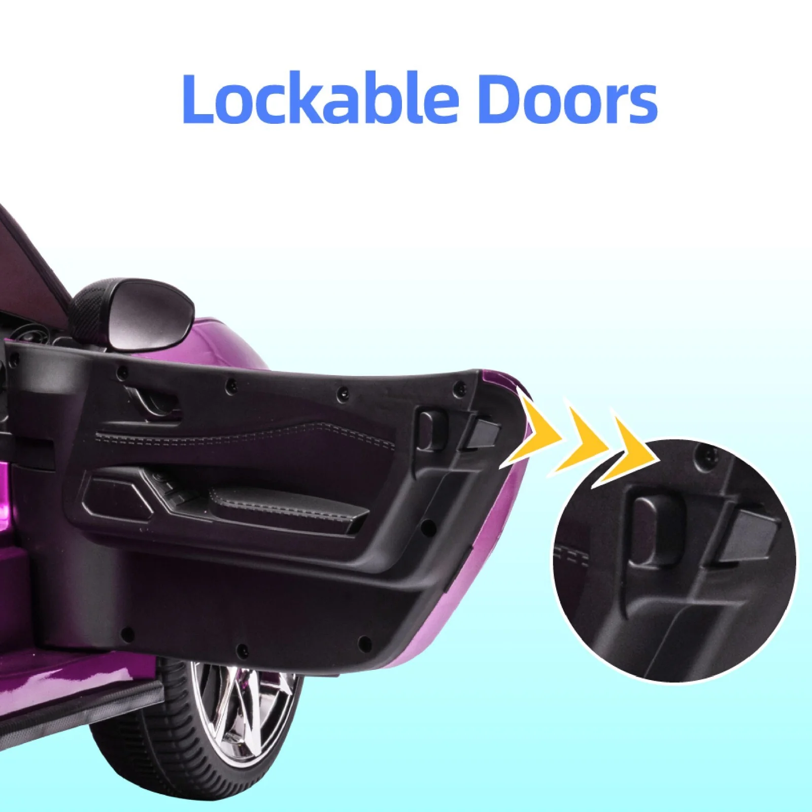 12V Pink Electric Ride-On Car with Remote Control, MP3 Player, and LED Lights - Image 6