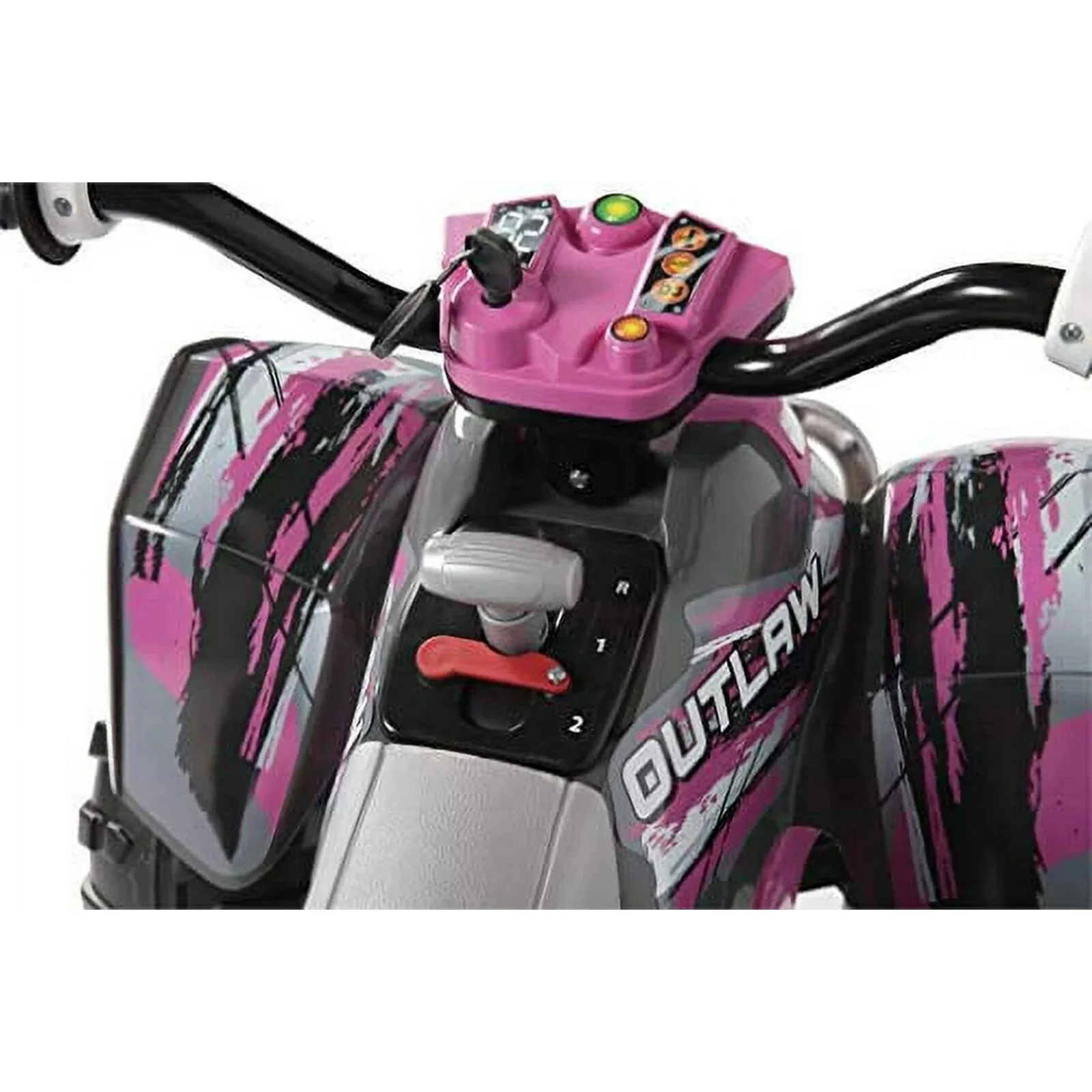 12V Battery-Powered Pink Ride-On ATV for Kids Ages 3 and Up - Image 5