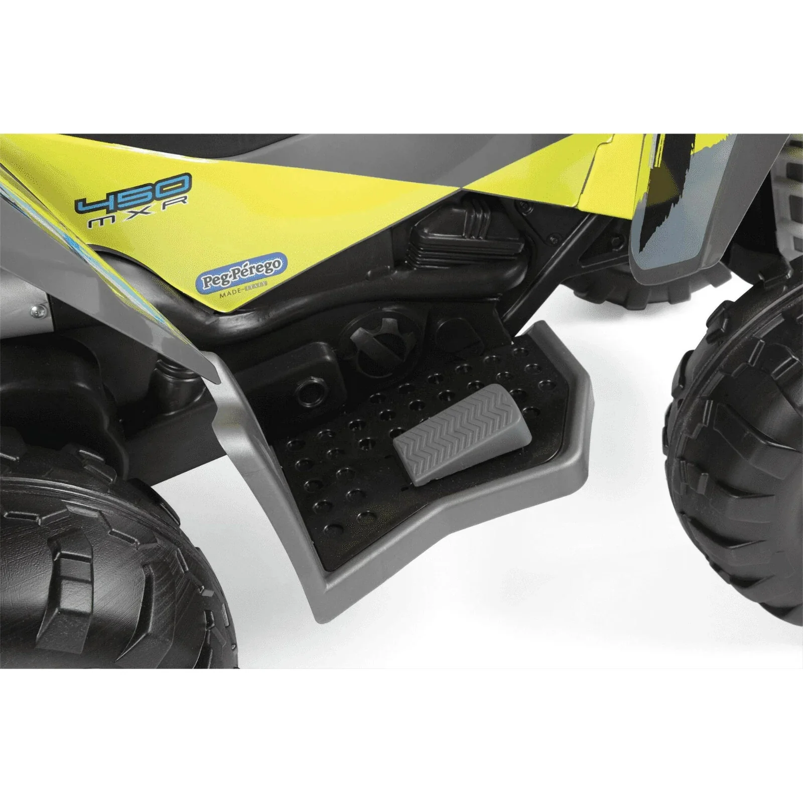12V Battery-Powered Polaris Outlaw MXR 450 Ride-On ATV for Ages 3+ in Yellow - Image 3