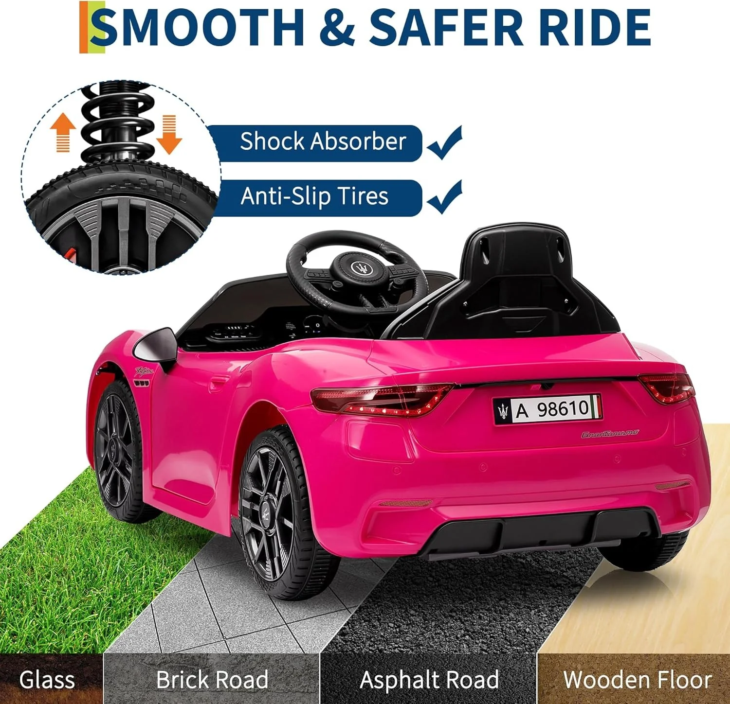 12V Motorized Ride-On Car for Kids with Remote Control - Image 6