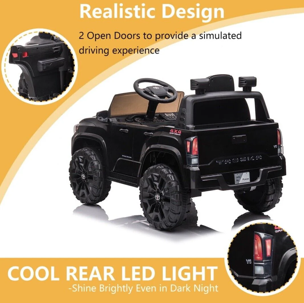 12V Powered Toyota Tacoma Ride-On Car for Boys with Remote Control - Image 10