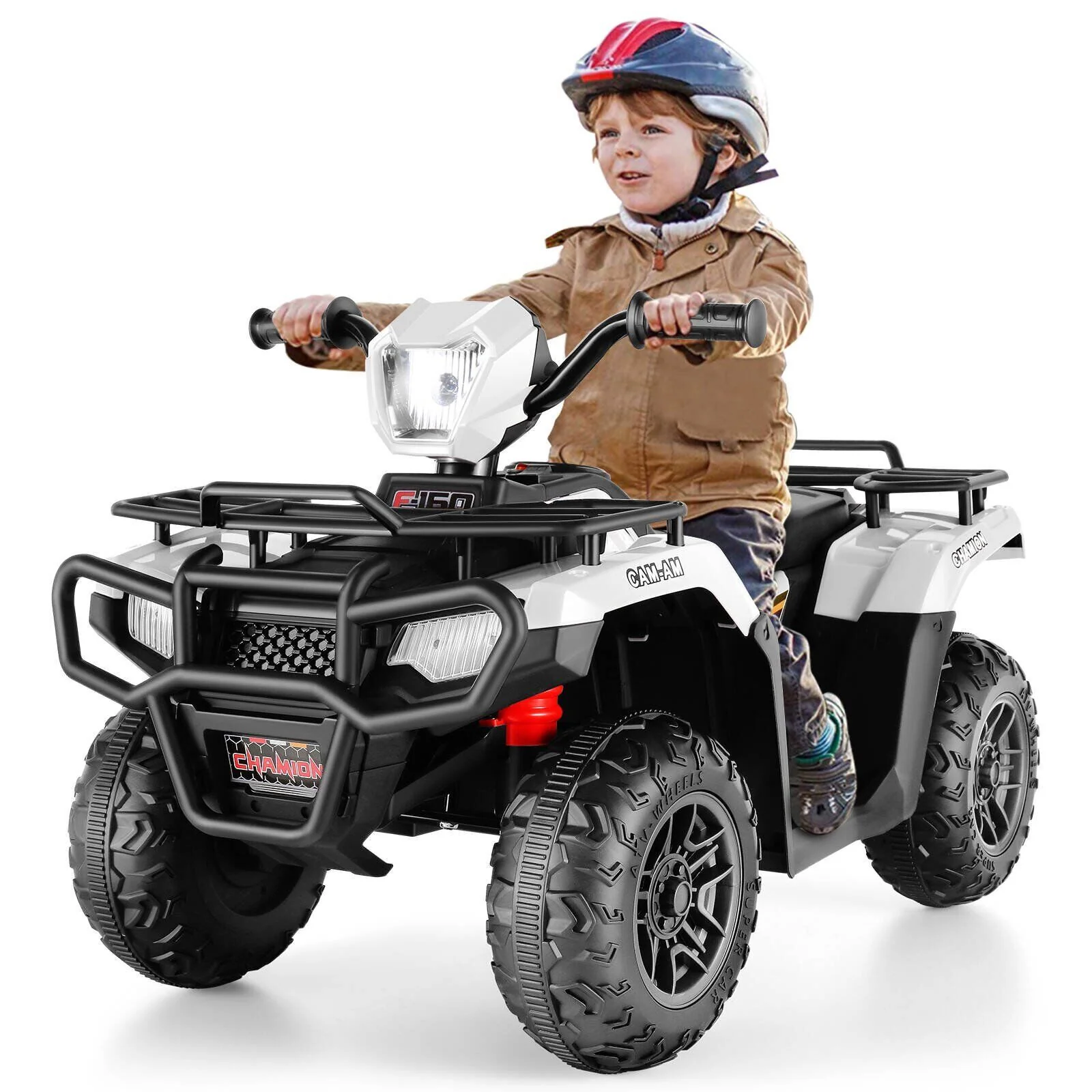 12V Quad for Kids with LED Lights and Dual Speed Options - Image 4