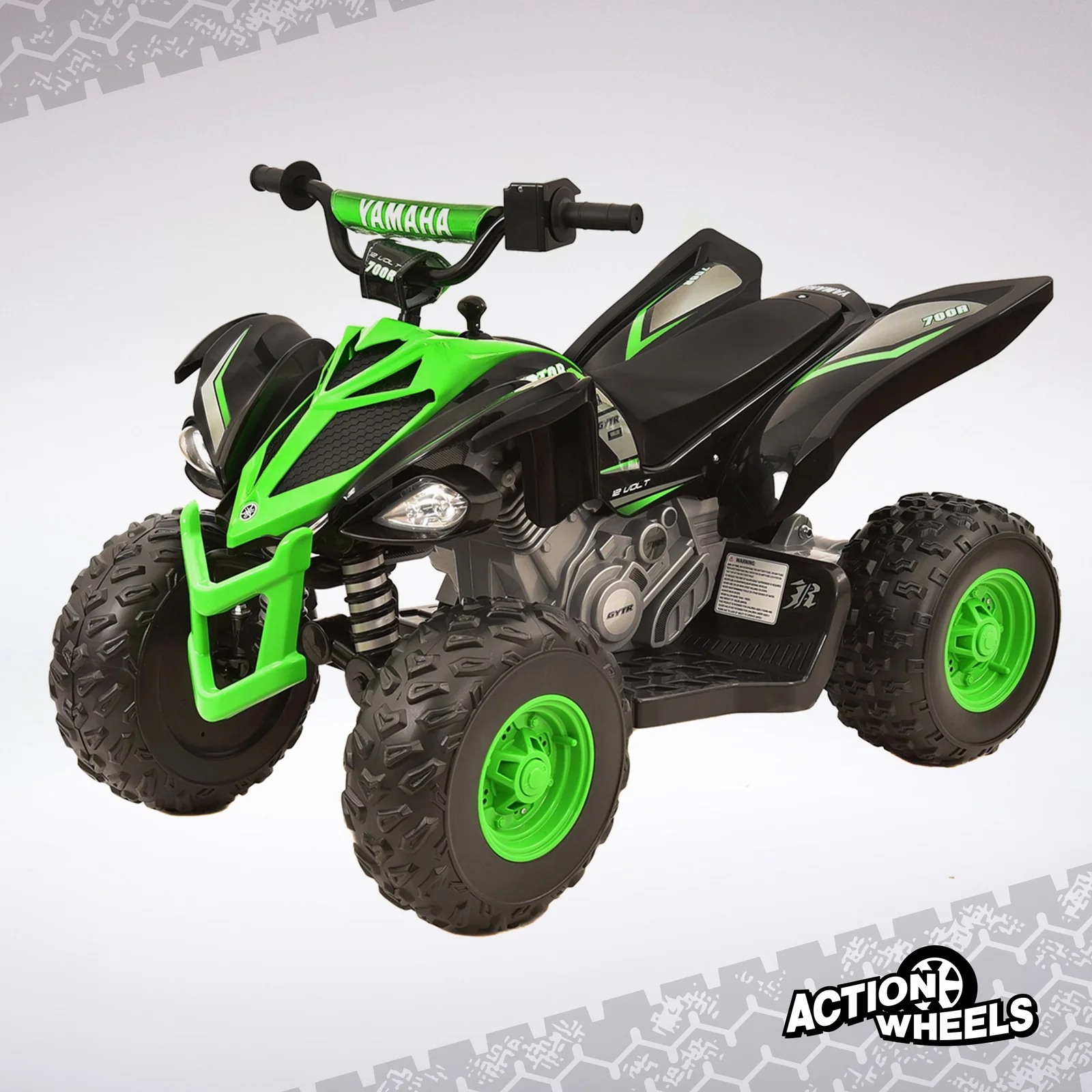12V Raptor Powered Ride-On ATV for Kids Ages 3+, Durable Design, Speeds up to 5 MPH - Image 6