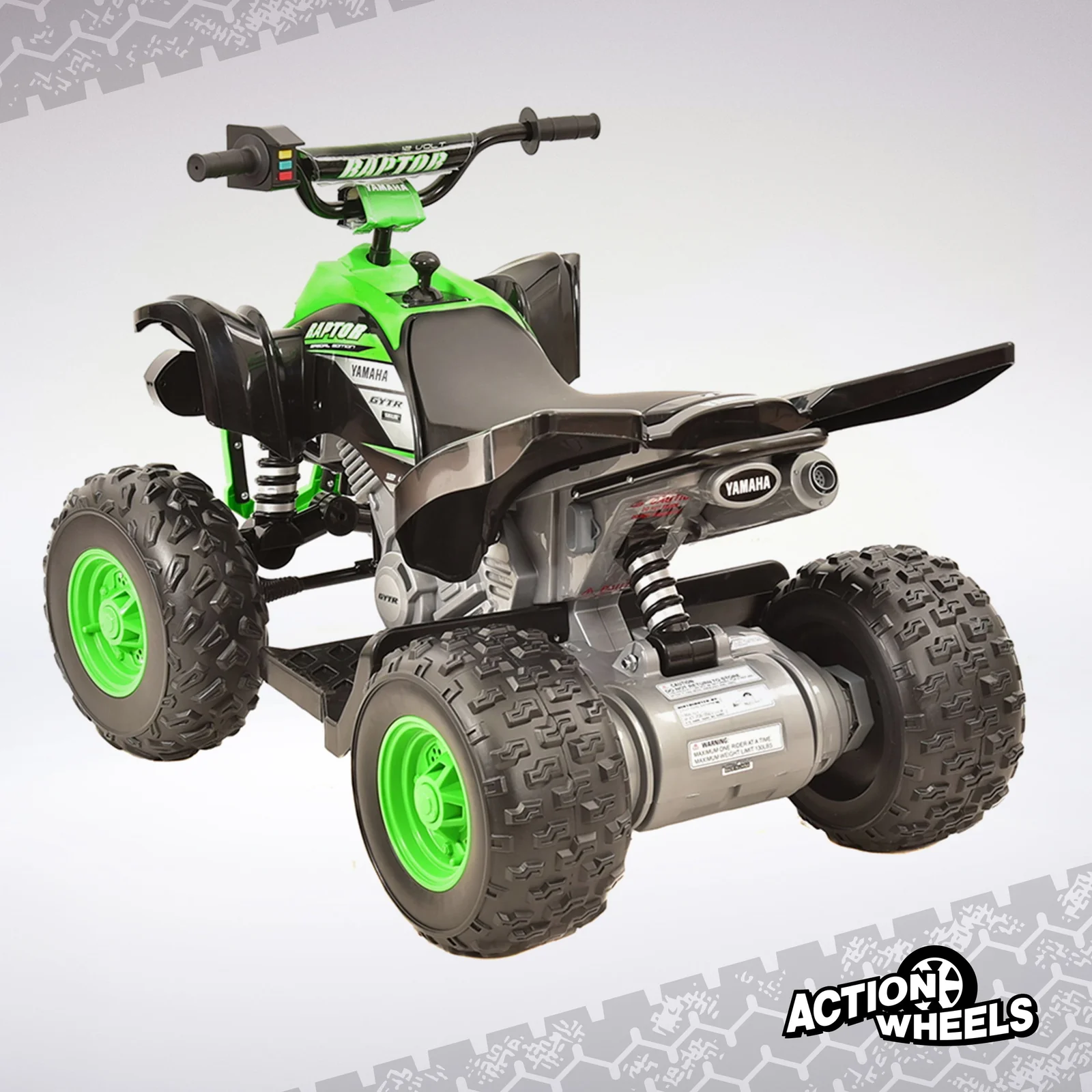 12V Raptor Powered Ride-On ATV for Kids Ages 3+, Durable Design, Speeds up to 5 MPH - Image 7