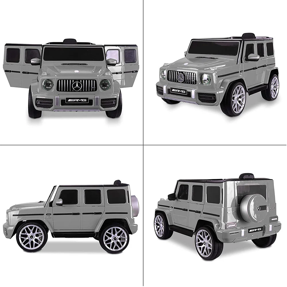 12V Electric RC Ride-On Car for Kids 1:4 Scale Red Mercedes AMG G63 - Image 15