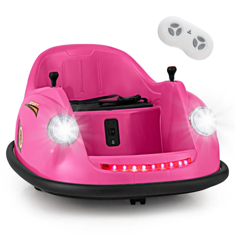 12V Rechargeable Battery Kids Electric Ride-On Bumper Car Toy with Remote Control - Image 4
