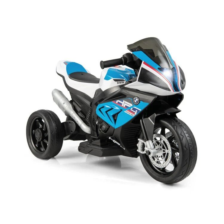 12V Rechargeable Battery Powered Kids Ride-On Motorcycle Toy with Foot Pedal - Image 10