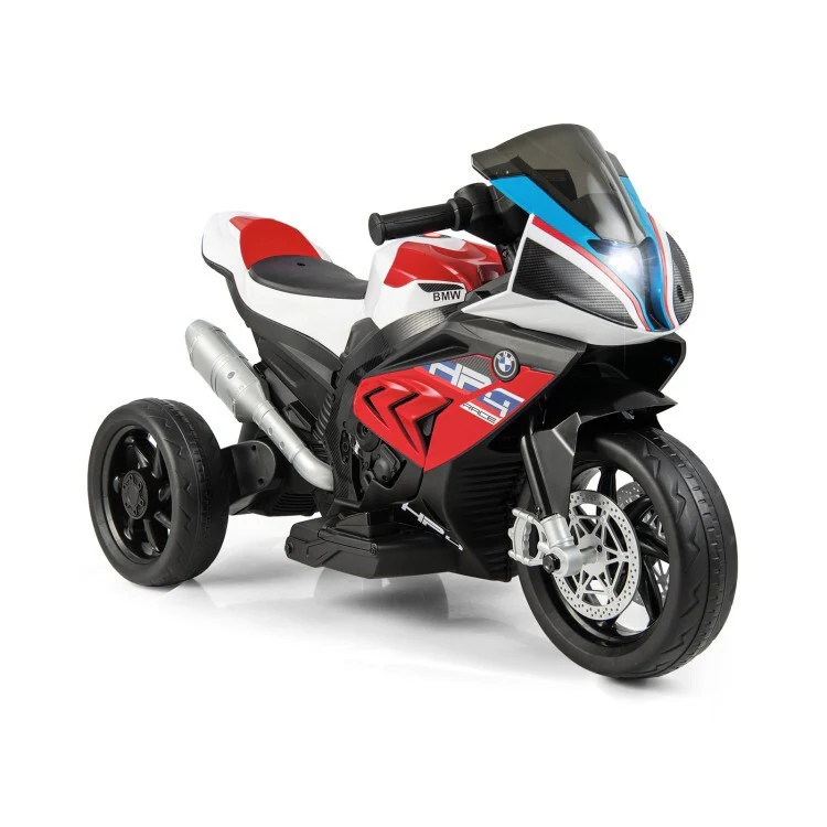 12V Rechargeable Battery Ride-On Motorcycle Toy for Kids with Headlights and Music - Image 10