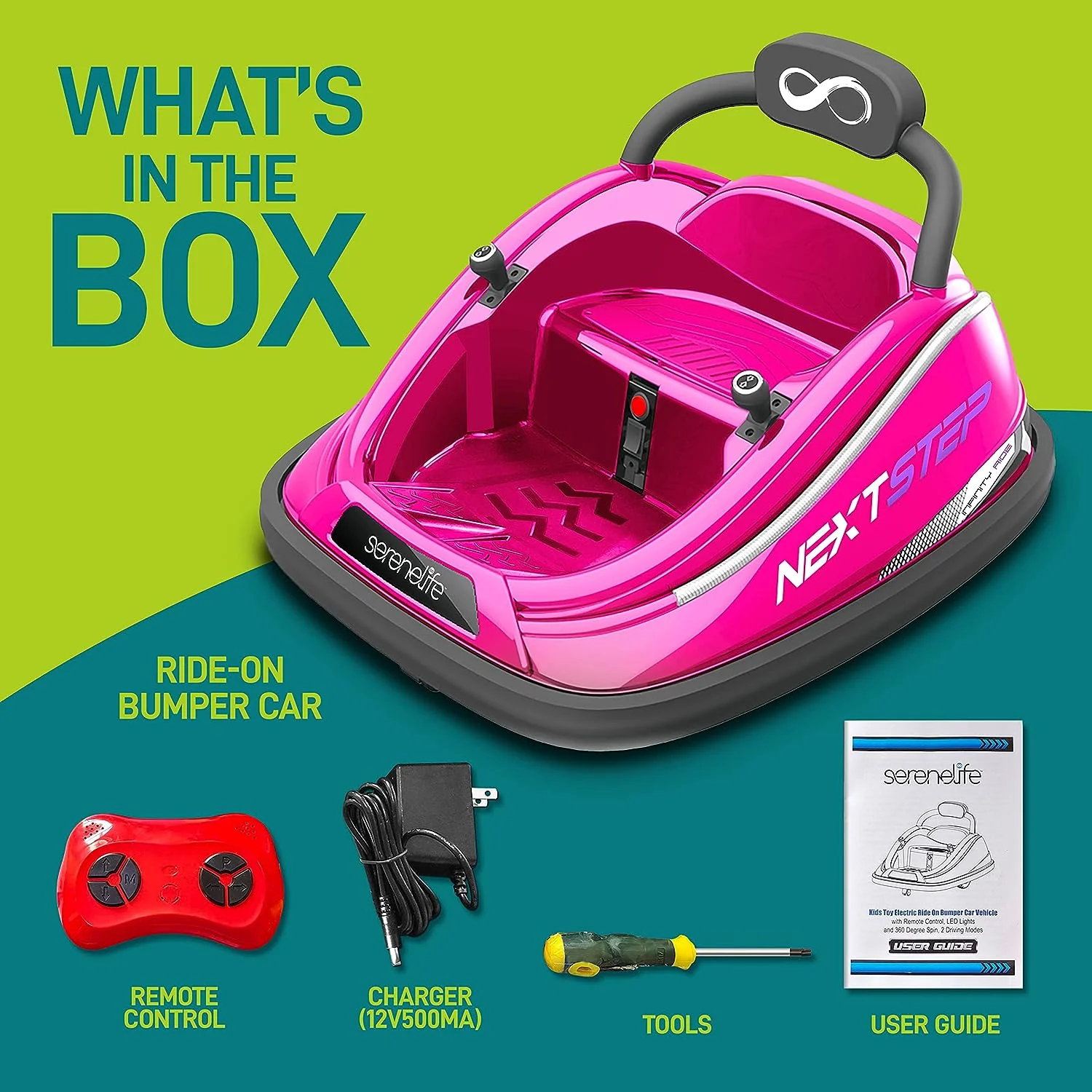12V Rechargeable Electric Bumper Car for Kids - Battery Powered Ride on Vehicle - Image 7
