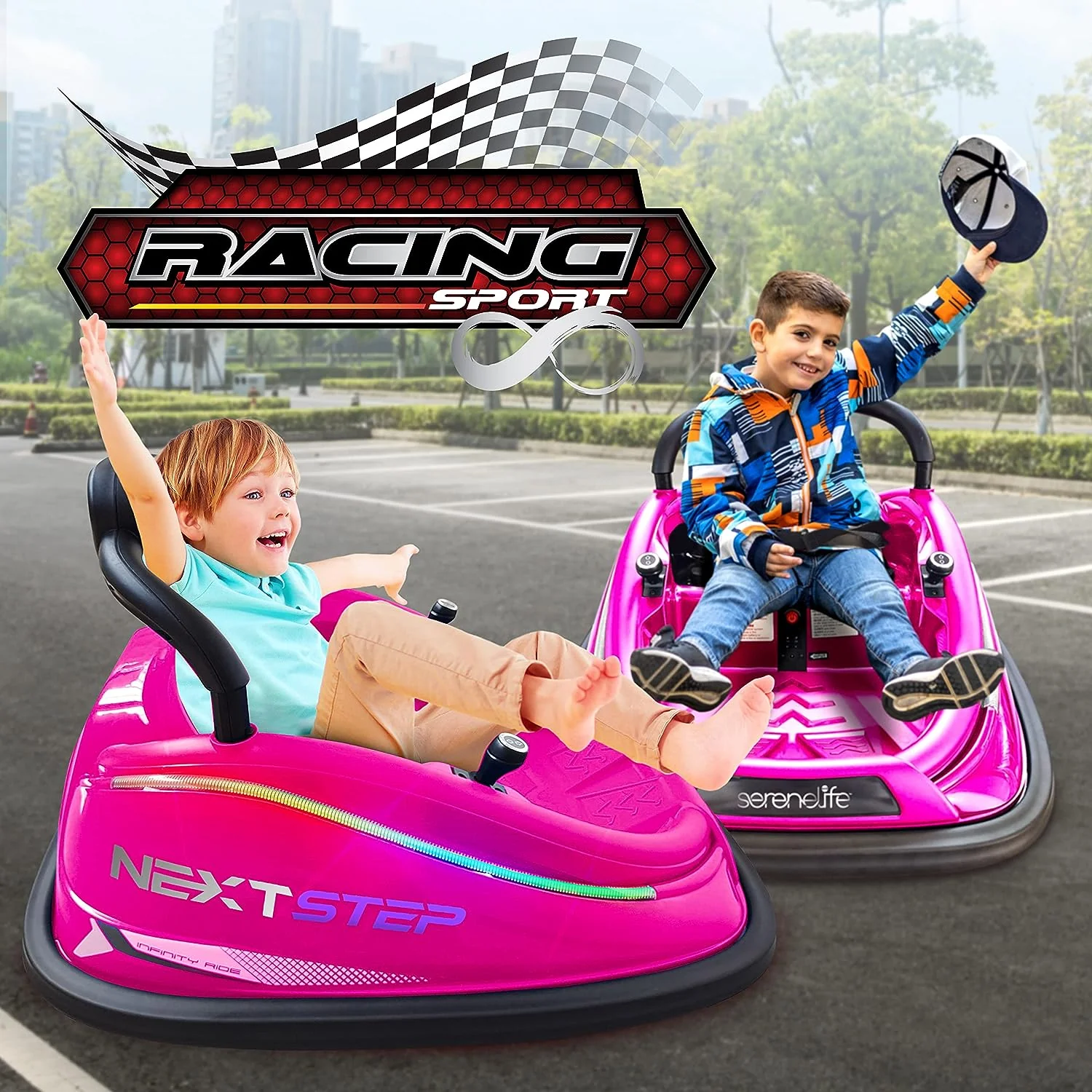 12V Rechargeable Electric Bumper Car for Kids - Battery Powered Ride on Vehicle - Image 8