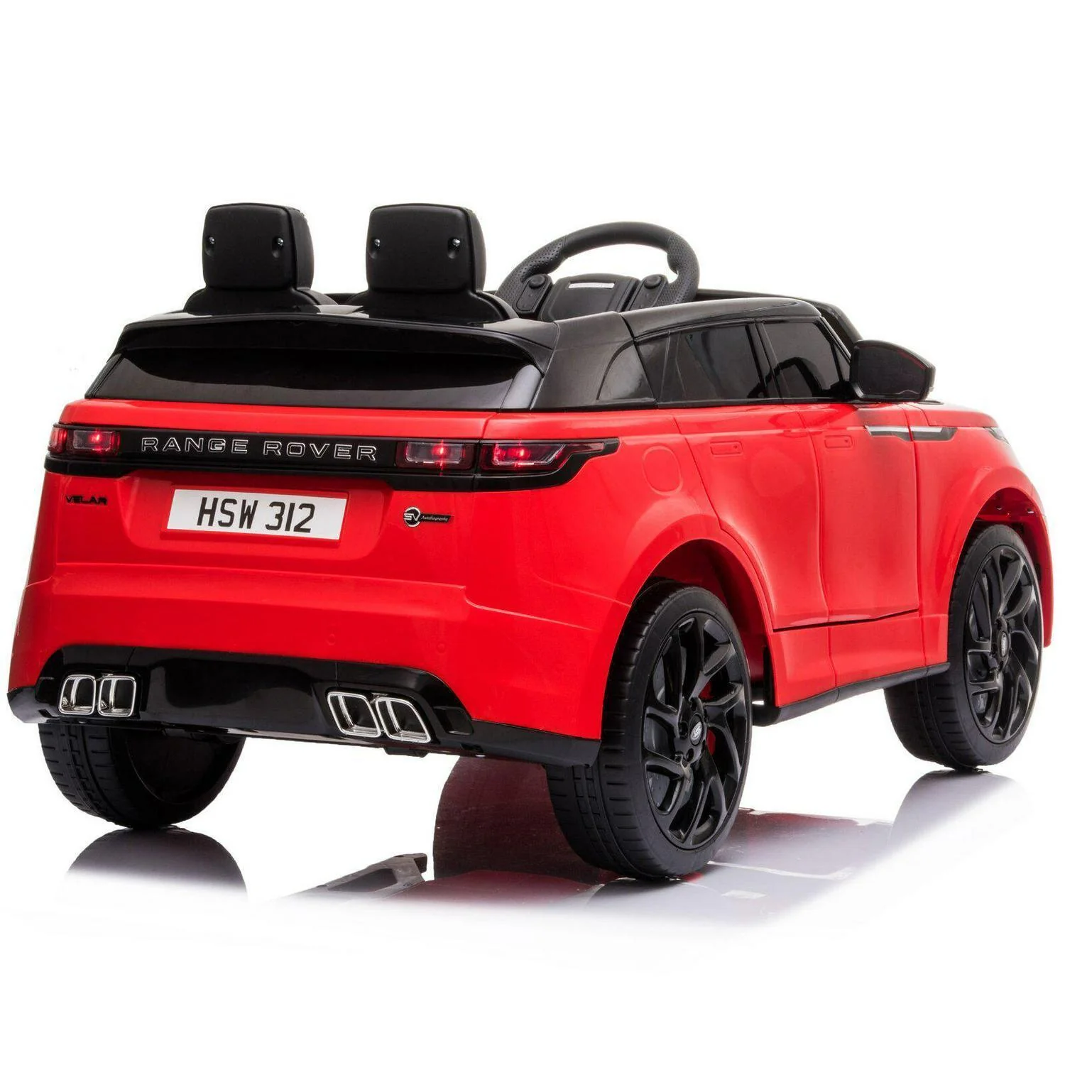 12V Red Land Rover Ride-On Car for Kids with Parental Remote Control - Supports up to 66 lbs - Image 7