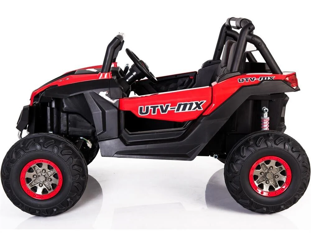 12v Red Mini Moto UTV 4x4 with Remote Control (2.4ghz RC) - Image 2