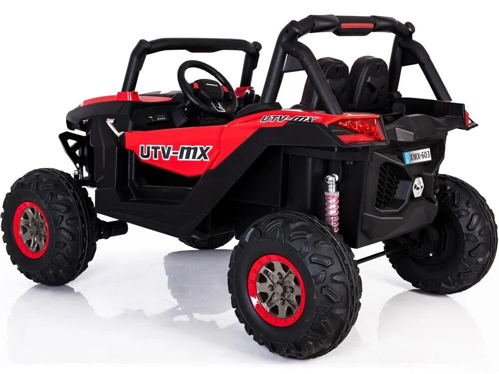 12v Red Mini Moto UTV 4x4 with Remote Control (2.4ghz RC) - Image 6