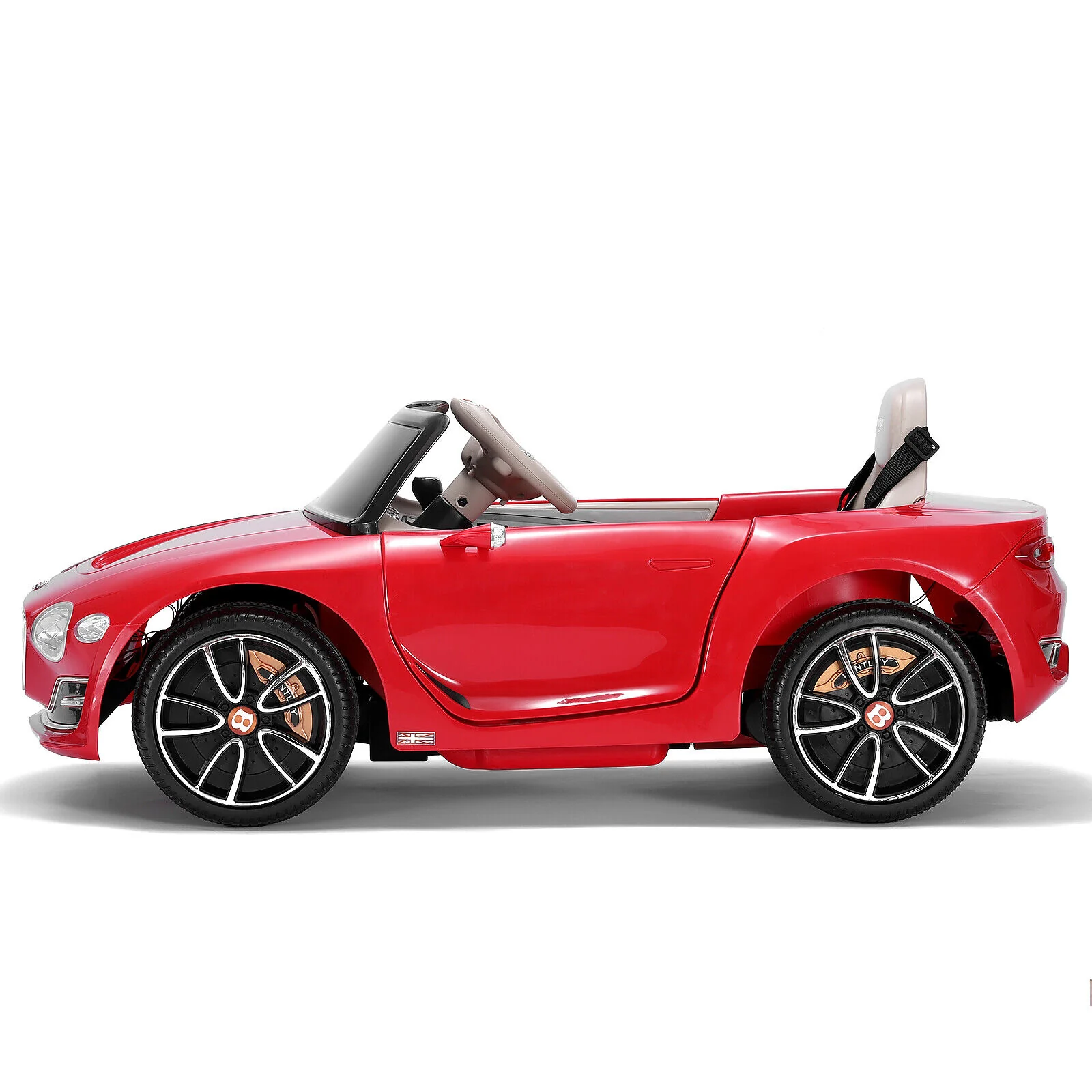 12V Remote Control Bentley Style Electric Ride-On Car with LED Lights for Kids - Image 16