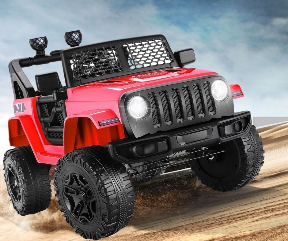 12V Remote Control Electric Ride-On Truck for Kids - 2 Seater Battery-Powered Car - Image 4