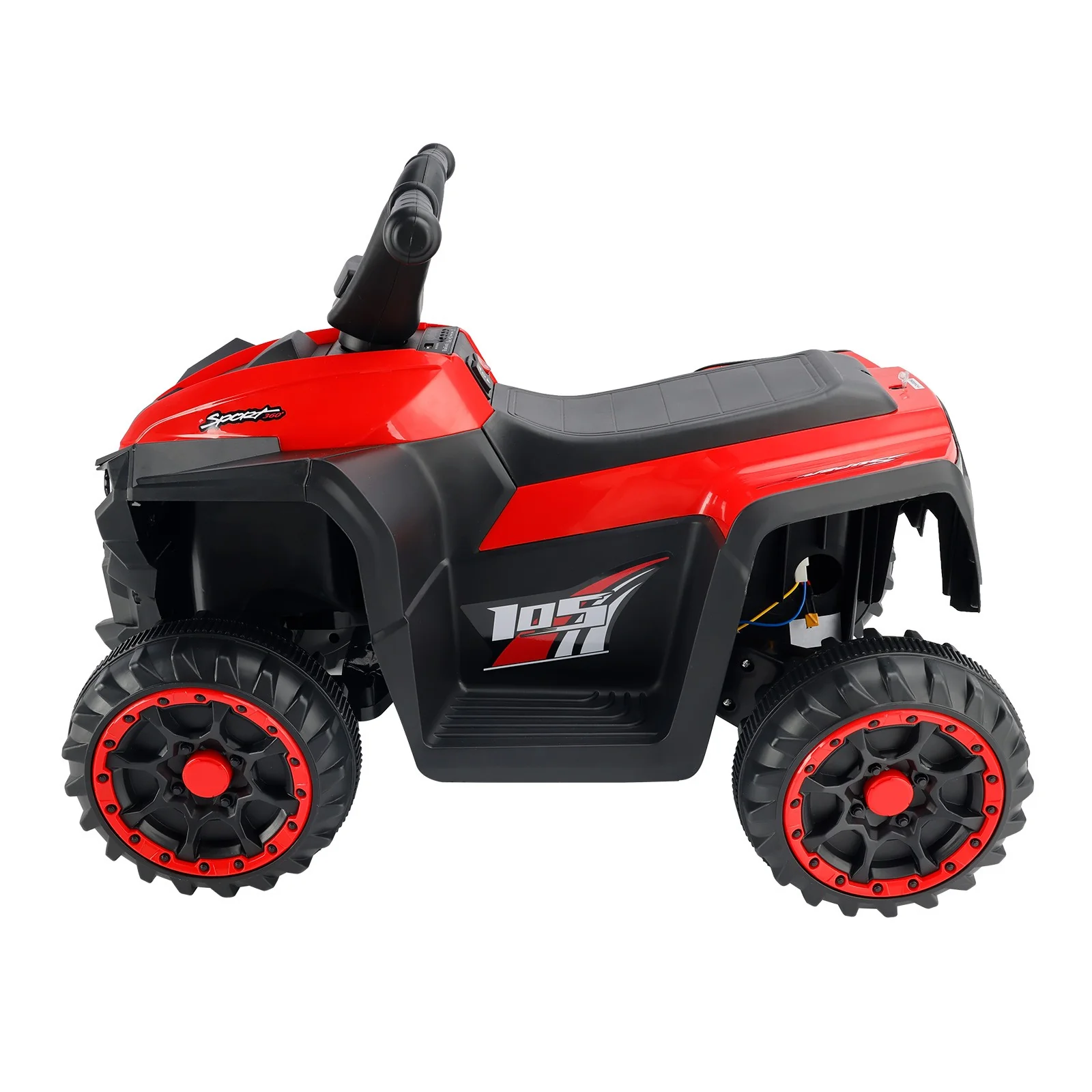 12V Electric Off-Road ATV for Kids - 4-Wheel Quad Ride-On Toy - Image 3