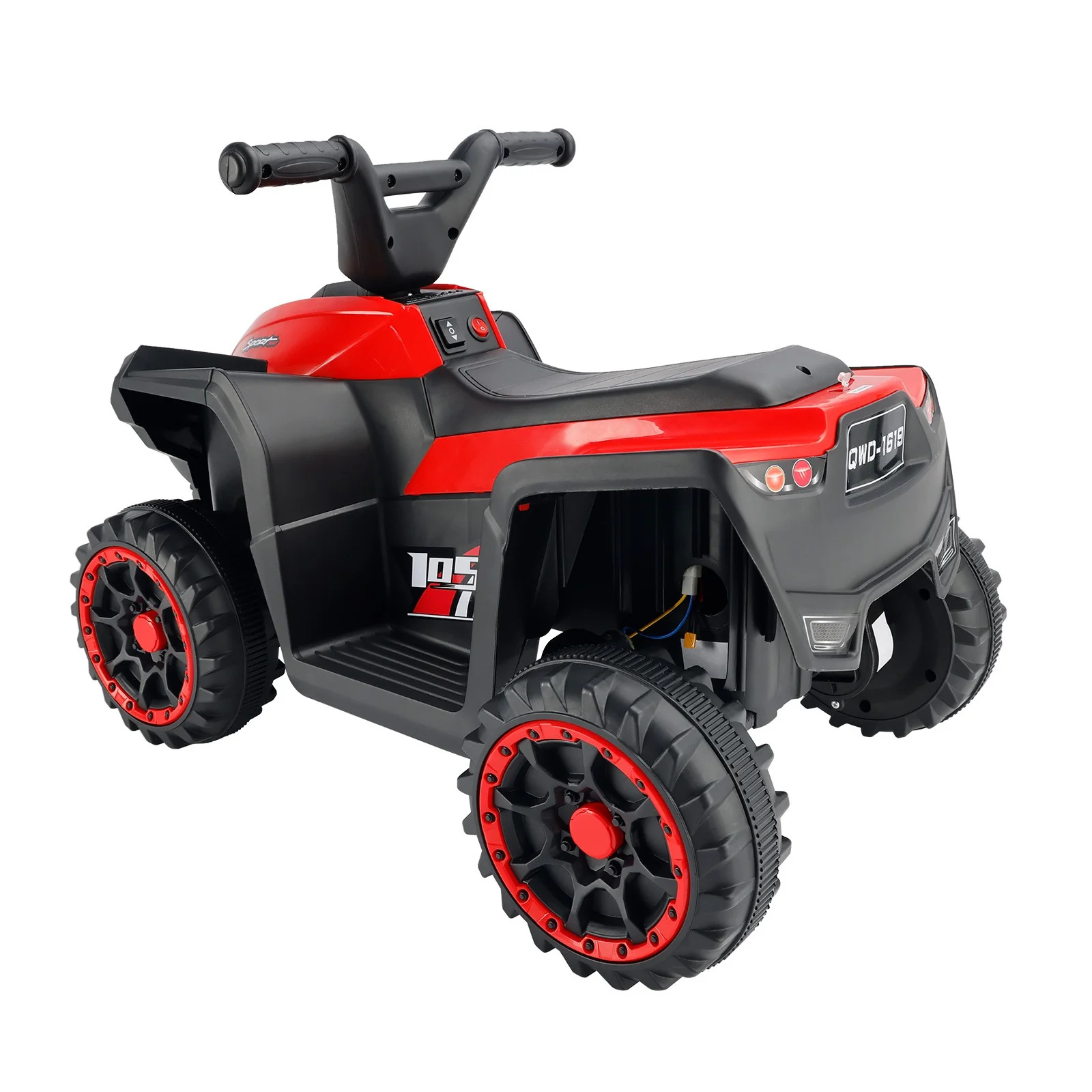 12V Electric Off-Road ATV for Kids - 4-Wheel Quad Ride-On Toy - Image 4
